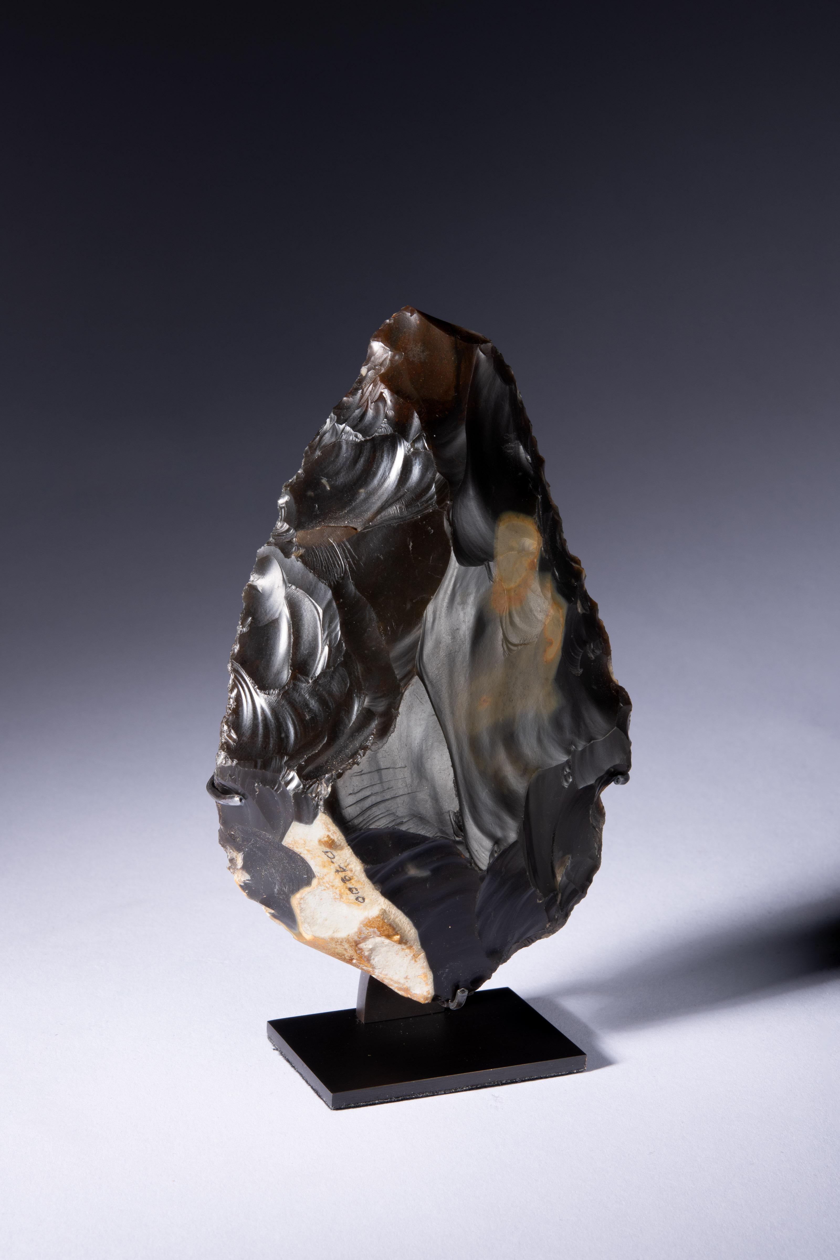 18th Century and Earlier Paleolithic Flint Handaxe from Prehistoric Northern France