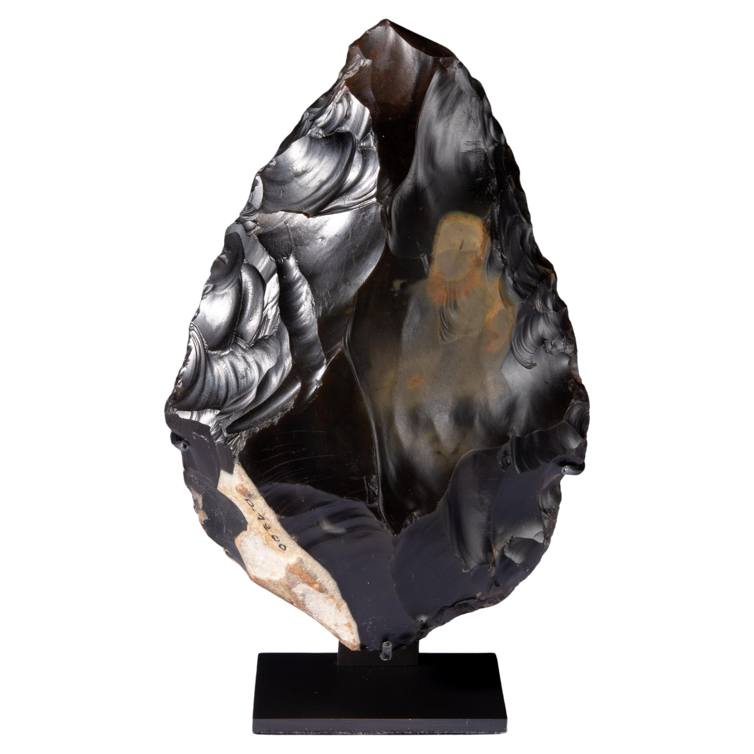 Paleolithic Flint Handaxe from Prehistoric Northern France