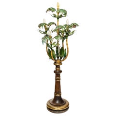 Exceptional Palm Floor Lamp, circa 1970 Exceptional Palm Floor Lamp, circa 1970