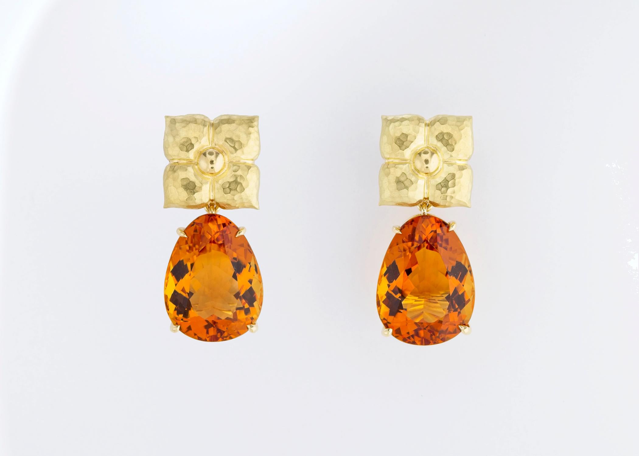 citrine earrings tiffany