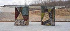 Exceptional Paul Evans for Directional Model PE24 Brutalist Welded Dining Table