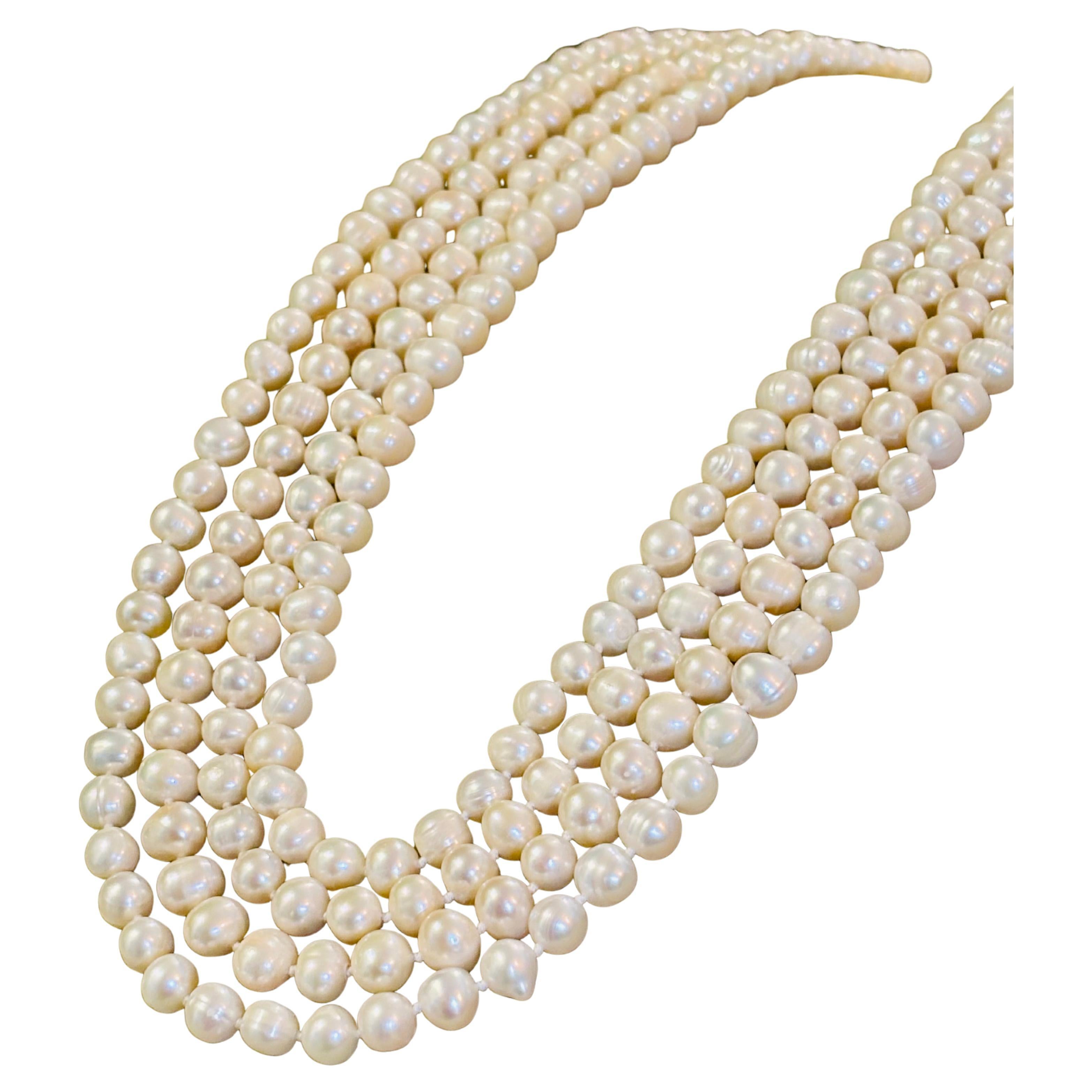 Collana "ROPE" di PERLE ECCEZIONALI in vendita