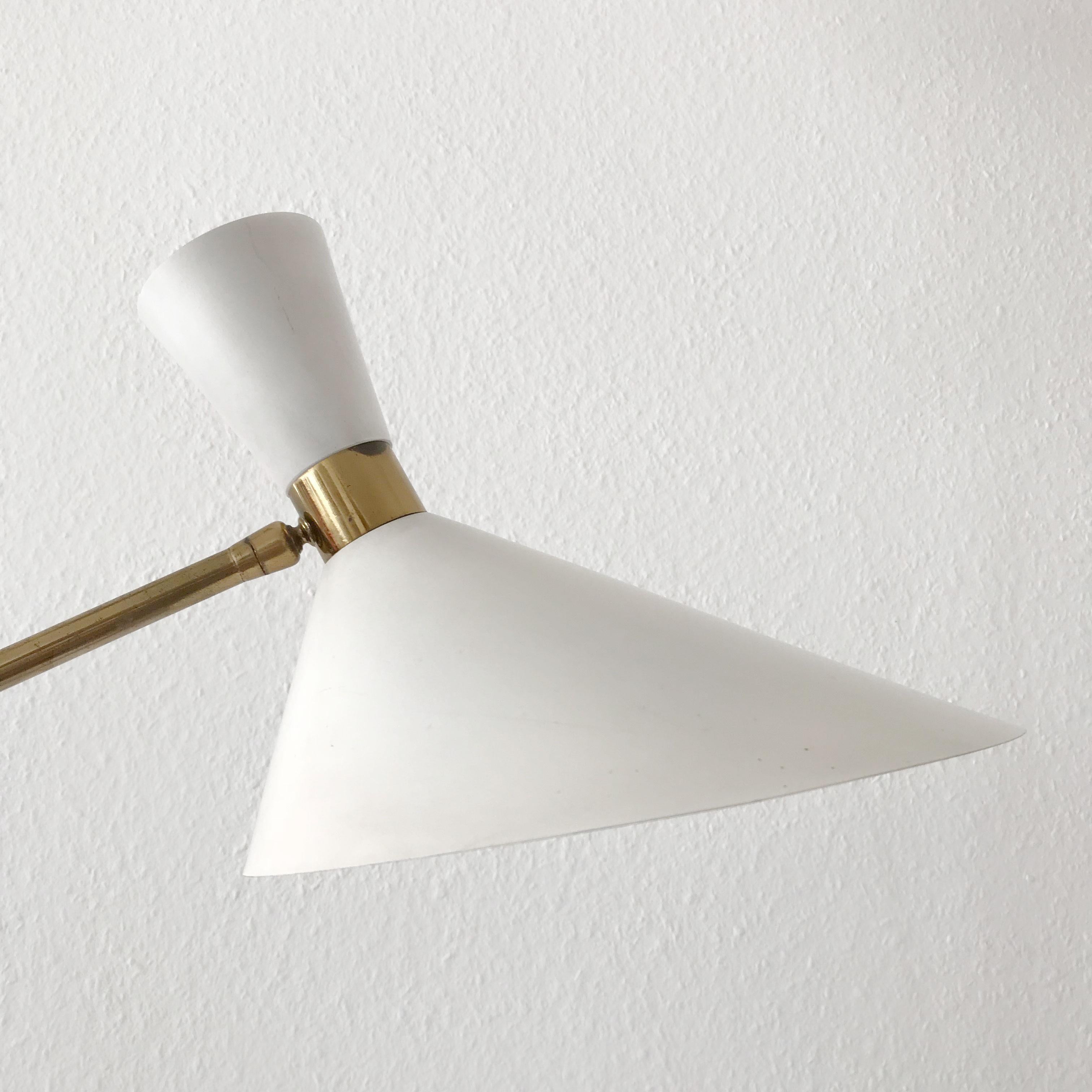 Exceptional Pelikan Floor Lamp by Julius Theodor for J.T. Kalmar, Austria, 1950s 2