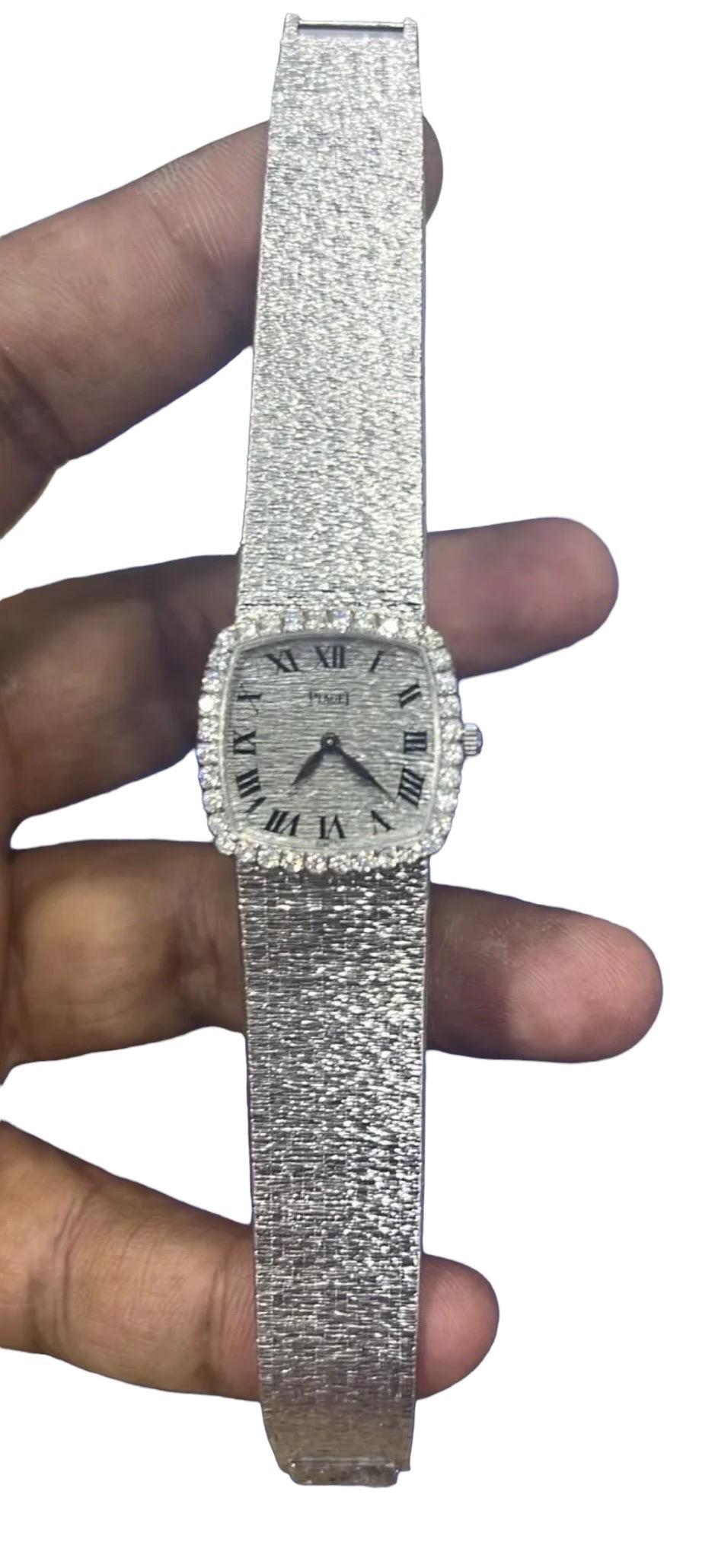 Außergewöhnliche Piaget Weißgold 18K Damenuhr 9236 A6 Modell 4