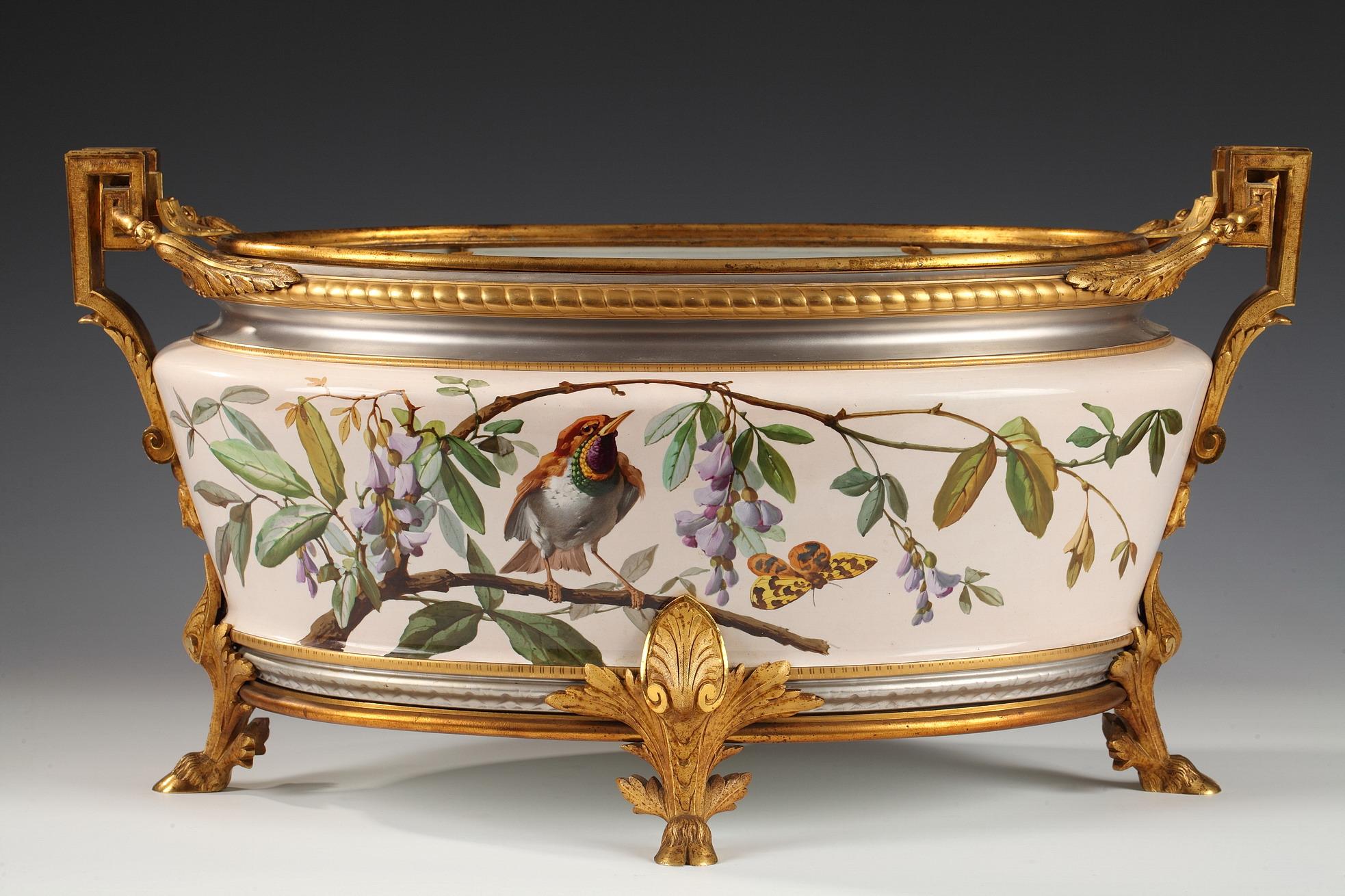 Mid-19th Century Exceptional Plant Pot by A. Giroux