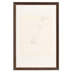 Exceptional Pointillist Drawing by Dora Maar, circa 1960