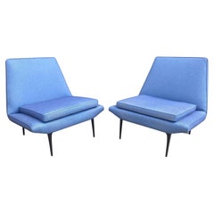 Exceptional pr Carl Otto Metronome Lounge Chairs "Contessa" line c.1959