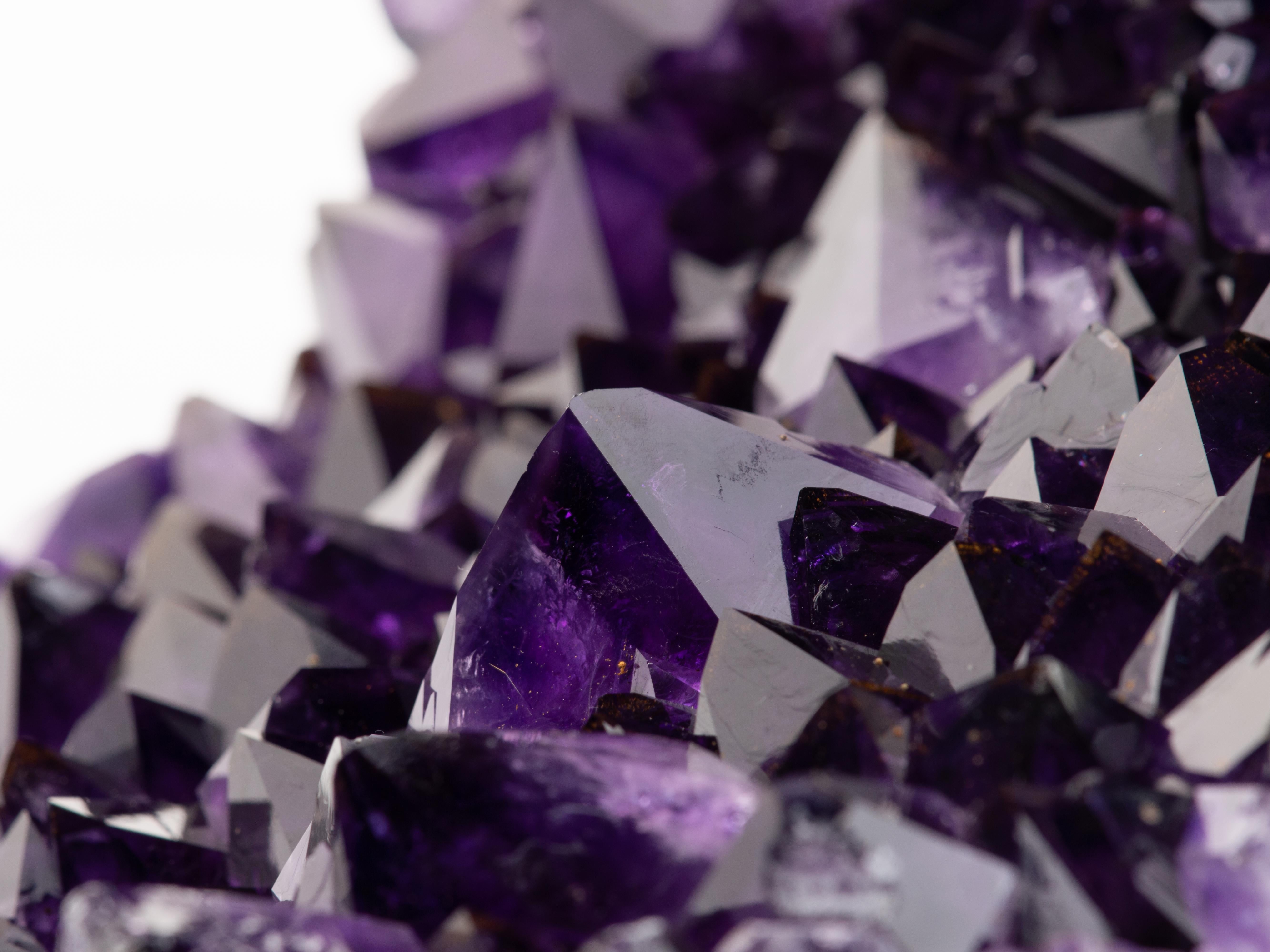 Exceptional Quality Amethyst in a Jaw like Formation For Sale 2