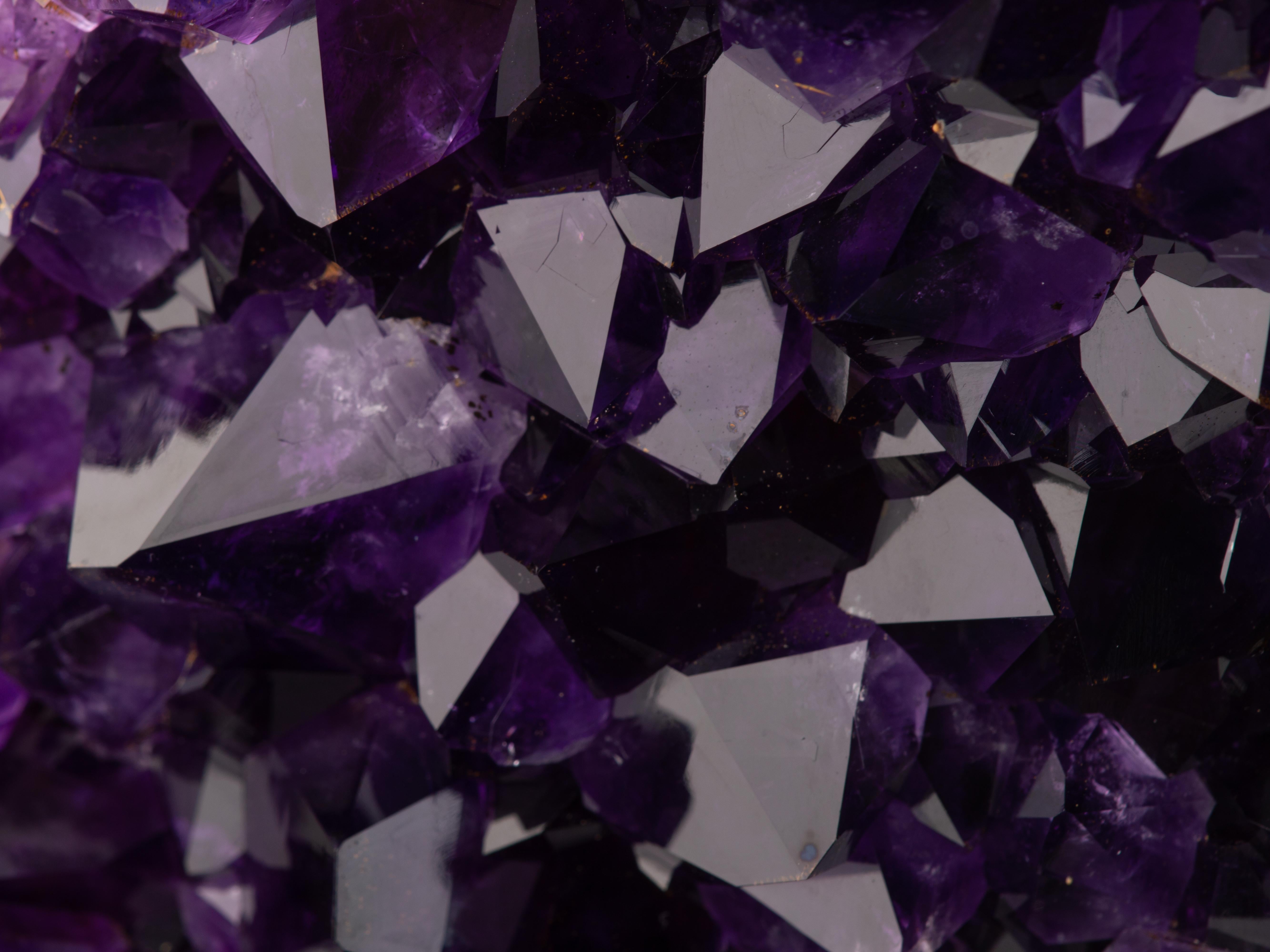 Exceptional Quality Amethyst in a Jaw like Formation For Sale 4