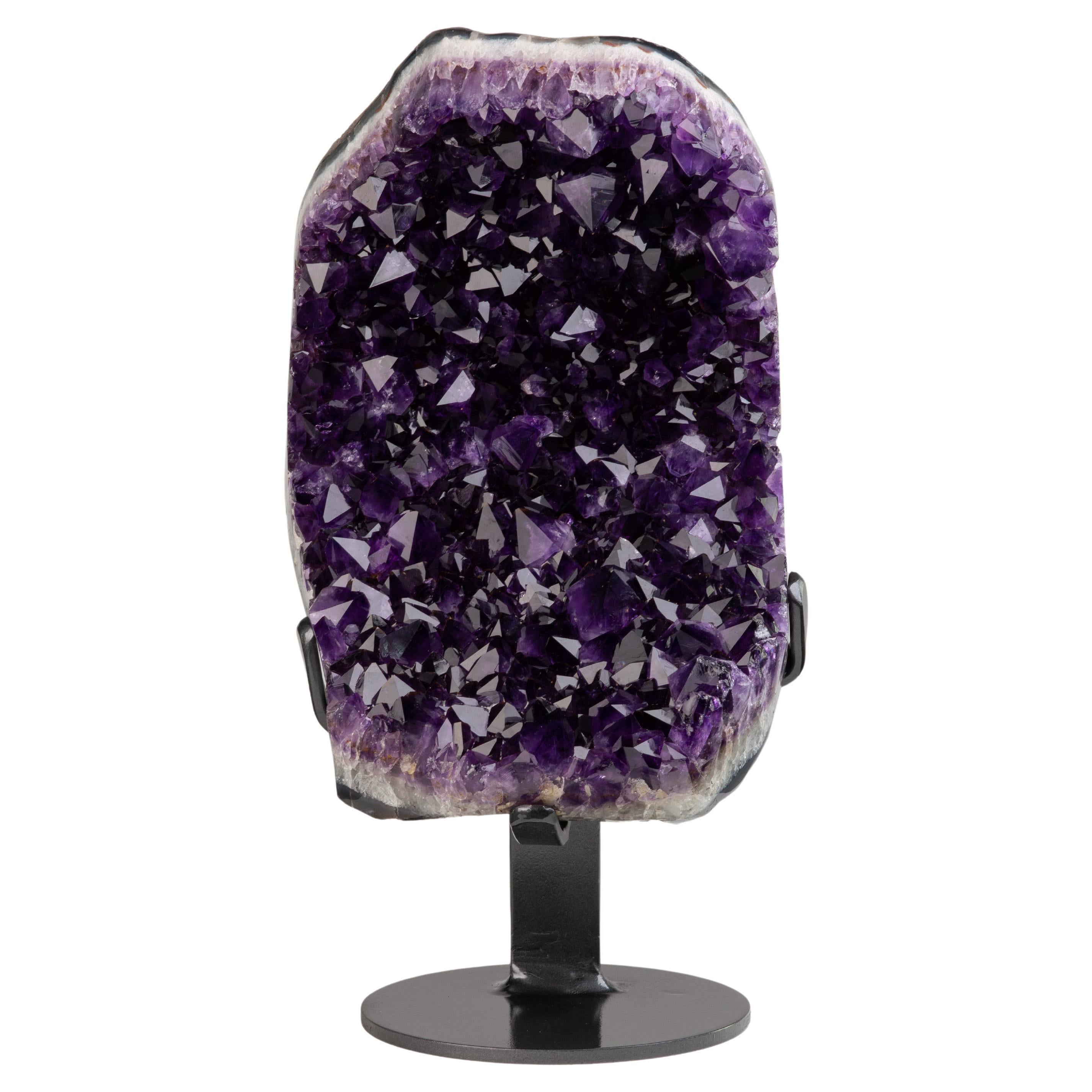 Exceptional Quality Amethyst in a Jaw like Formation For Sale