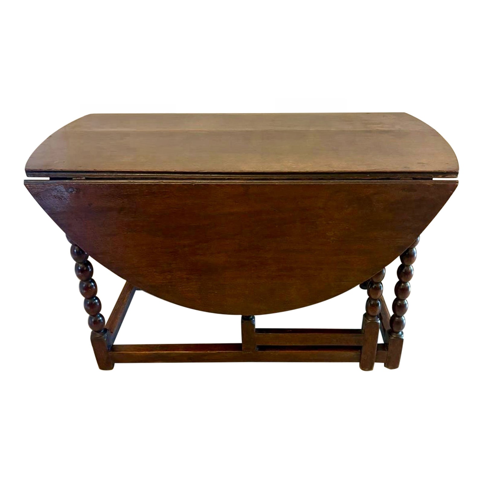 Exceptional Quality Antique 17th Century Oak Gateleg 6 Seater Dining Table