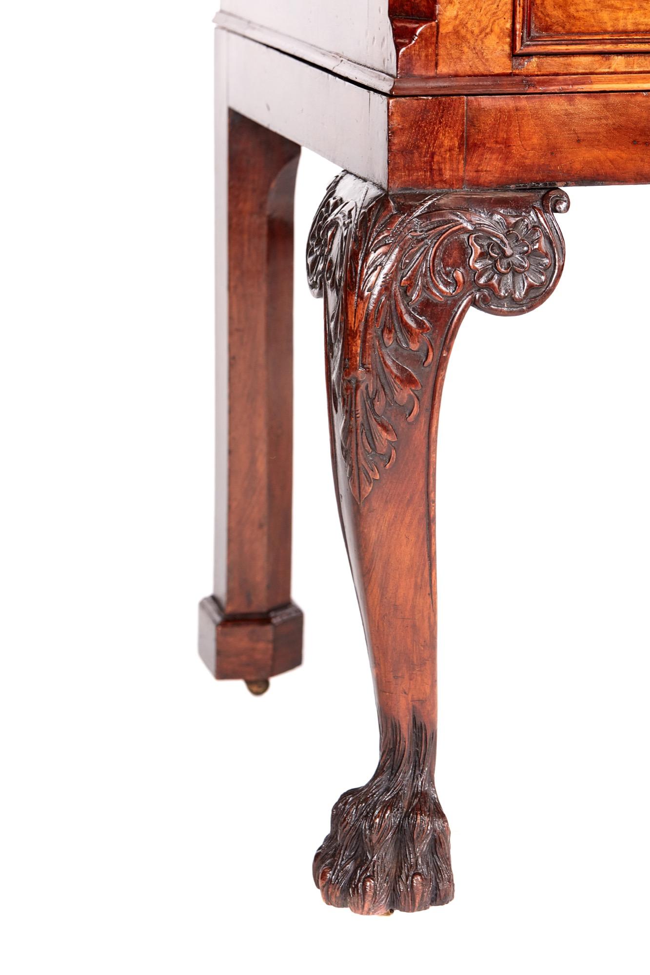 Antike viktorianische Wurzelnussholz-Bürostühle von außergewöhnlicher Qualität aus dem 19. Jahrhundert im Angebot 6