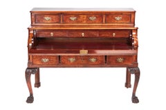 Exceptional Quality Antique 19th Century Victorian Burr Walnut Bureau