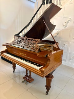 Exceptional Quality Antique C.Bechstein Victorian Rosewood Boudoir Grand Piano