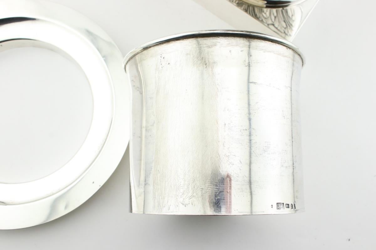 Antico vaso da vino Warwick in argento sterling inglese di qualità eccezionale 9