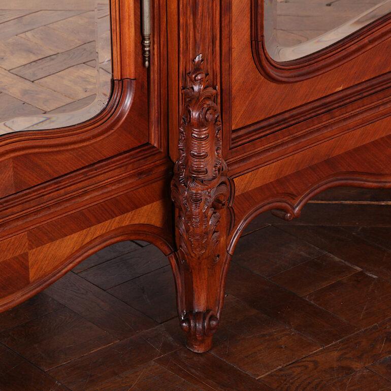 Exceptional Quality French Carved Walnut Louis XV Armoire 2