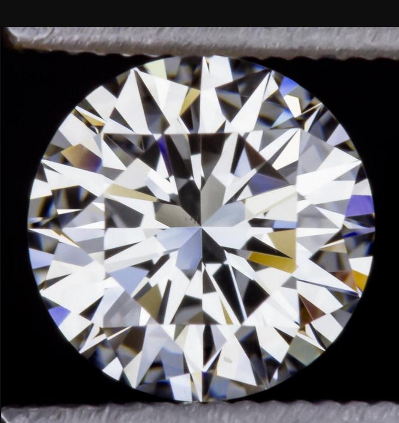 Modern GIA Certified 2.10 Carat Eye clean Diamond Ring