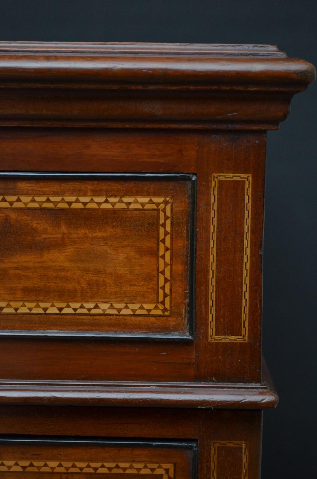 Exceptional Quality Late Victorian Maple & Co. Mahogany Desk 4