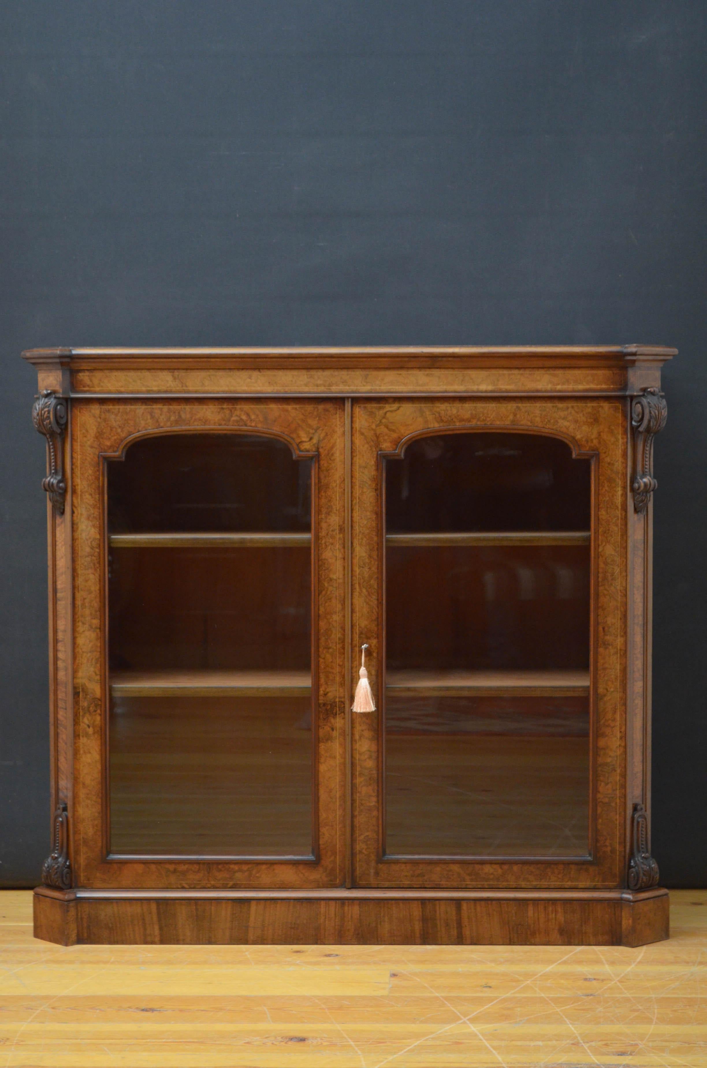 Exceptional Quality Victorian Bookcase 7