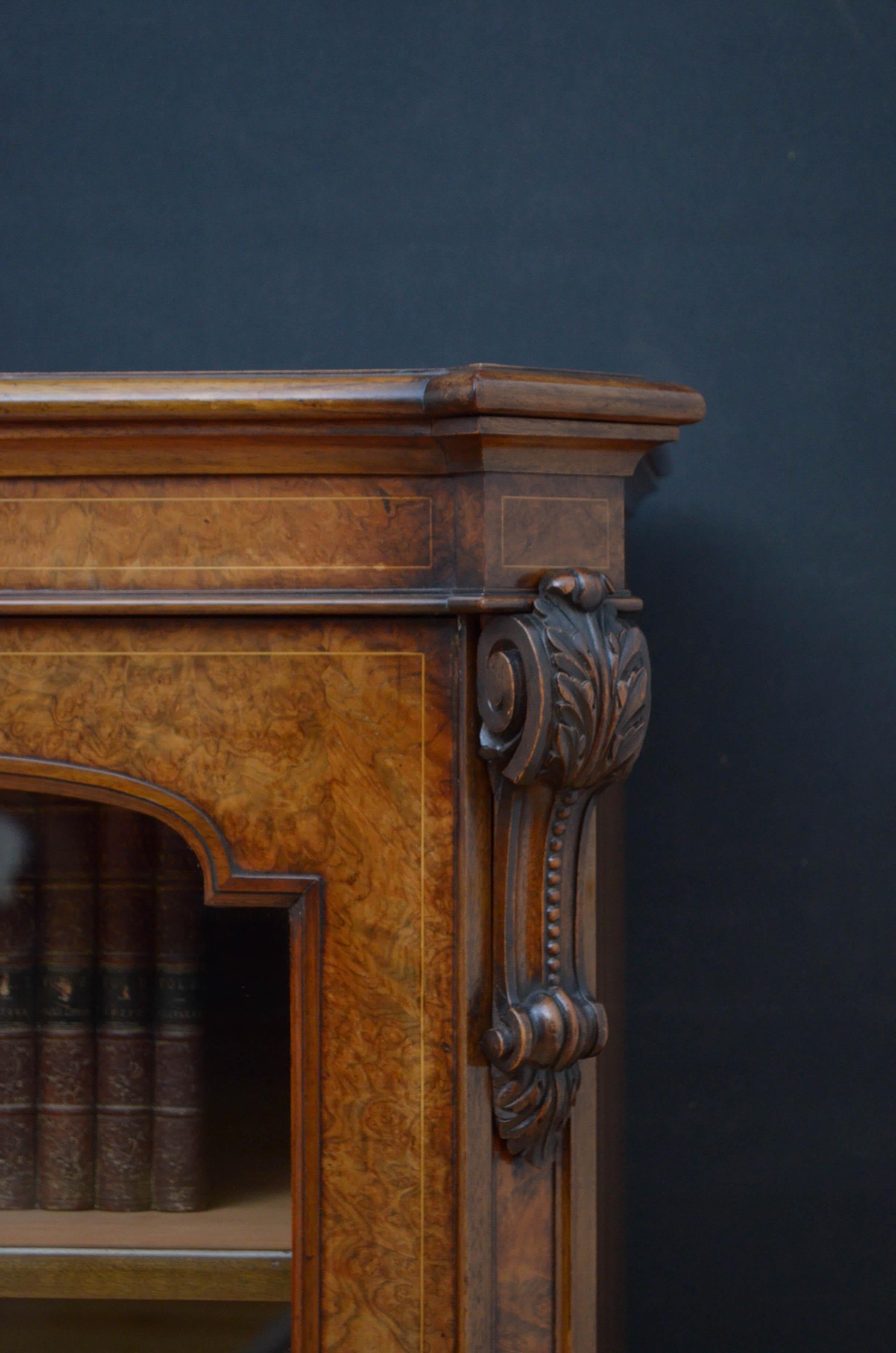 Exceptional Quality Victorian Bookcase 1