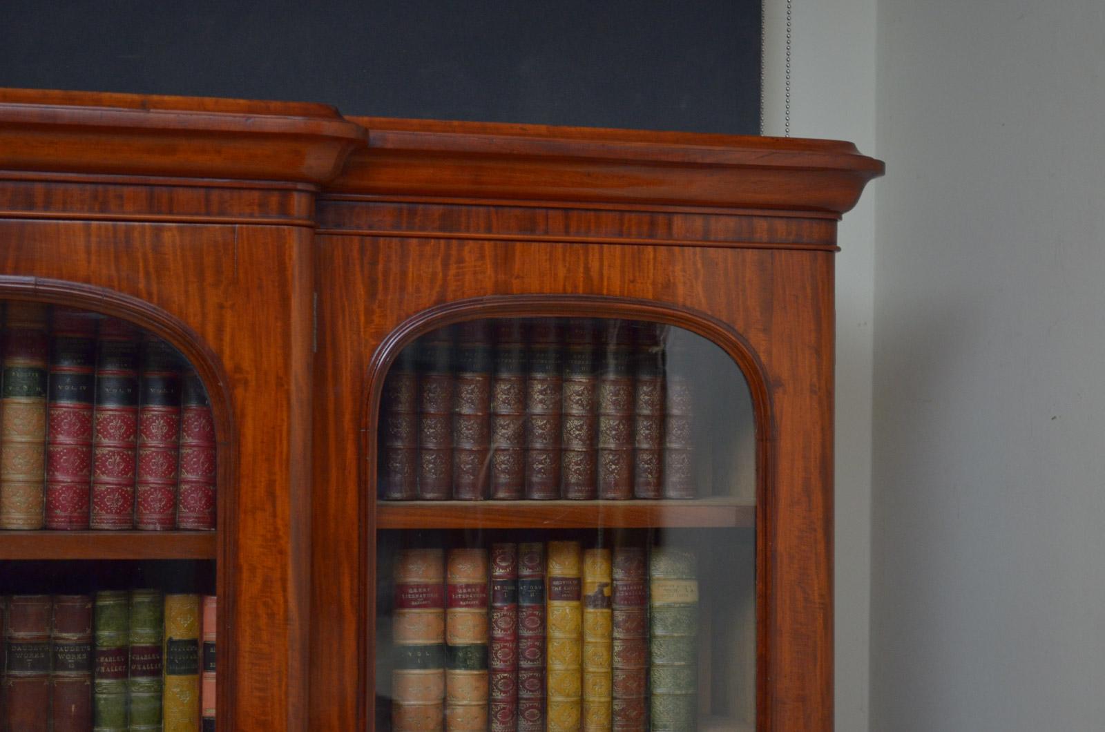 Exceptional Quality Victorian Bookcase 2