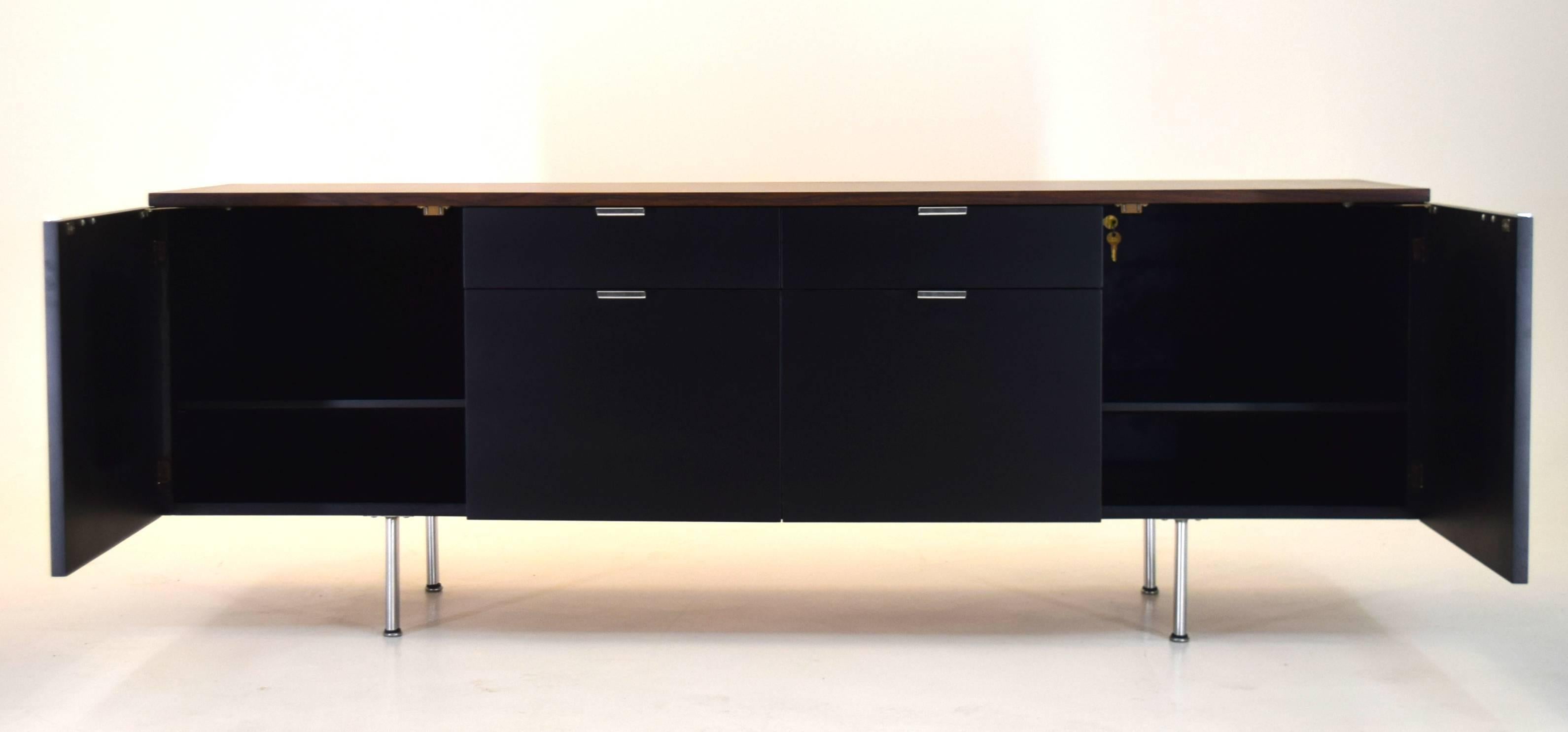 Exceptional Rare Custom Rosewood Executive Credenza by George Nelson 2