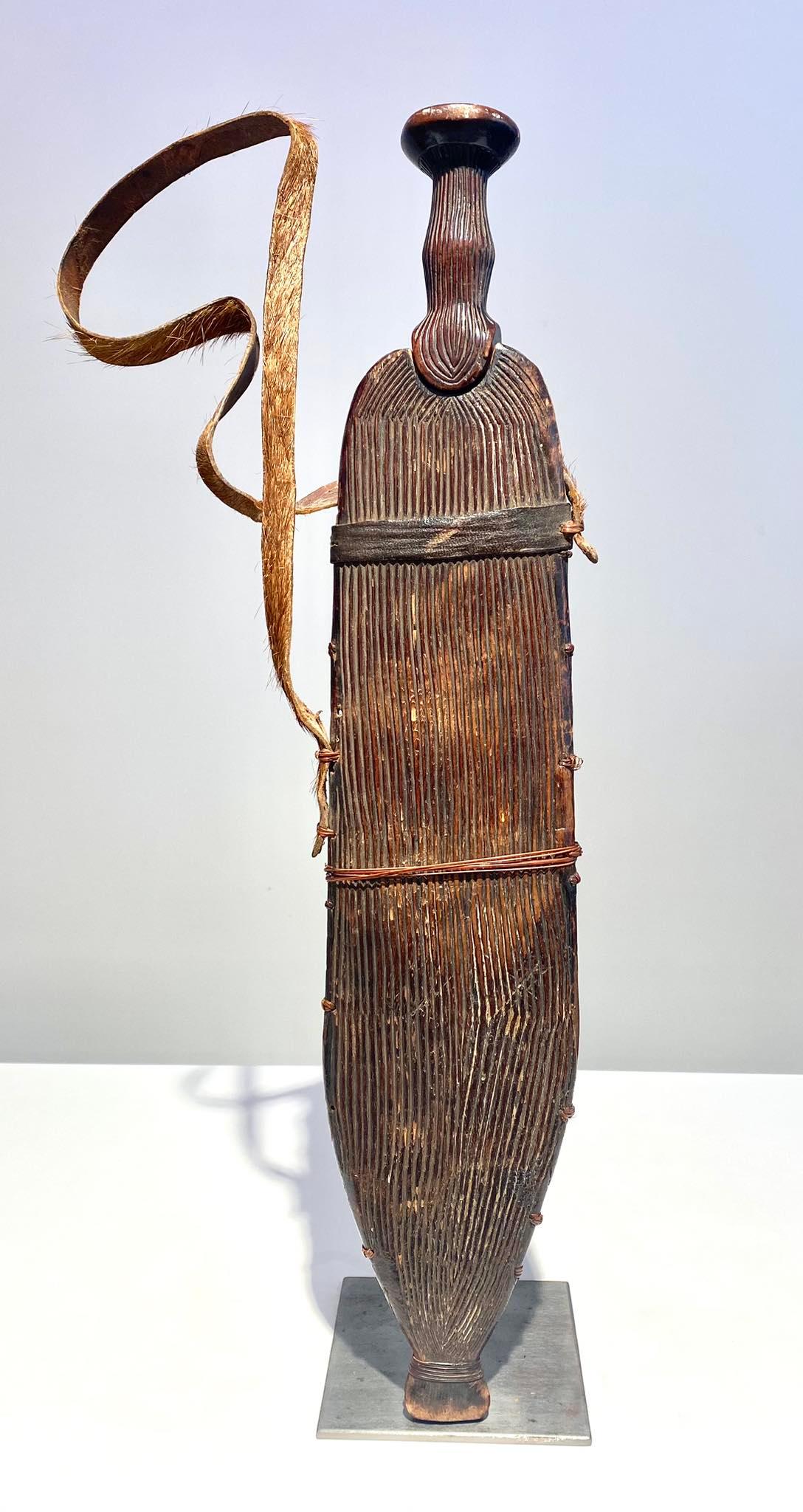 19th Century Exceptional Rare Knife/Sword From The Luba / Luluwa /Nkutshu Tribe DR Congo For Sale