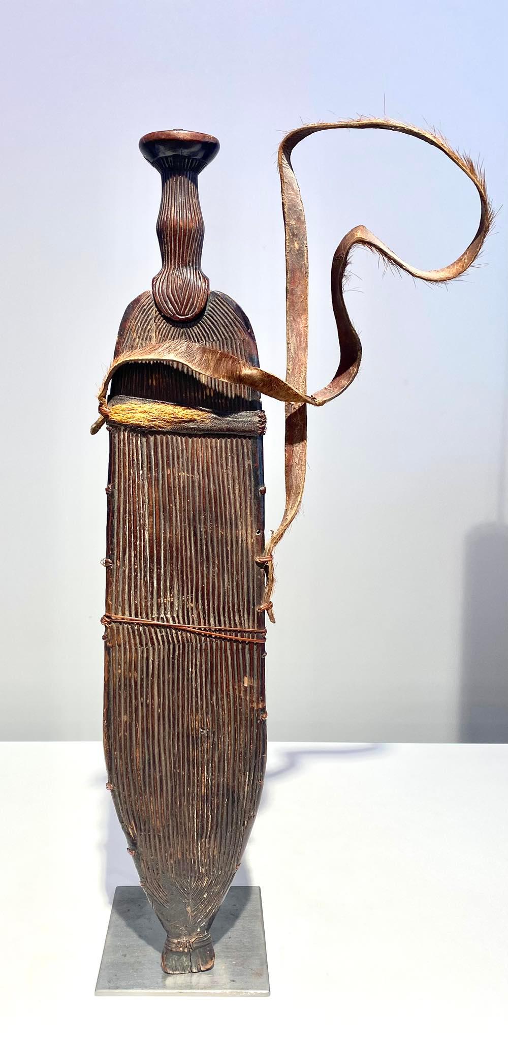 Iron Exceptional Rare Knife/Sword From The Luba / Luluwa /Nkutshu Tribe DR Congo For Sale