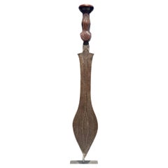 Exceptional Rare Knife/Sword From The Luba / Luluwa /Nkutshu Tribe DR Congo