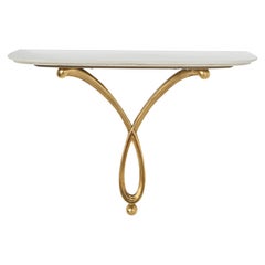 Exceptionnelle console Osvaldo Borsani, Italie, années 1940