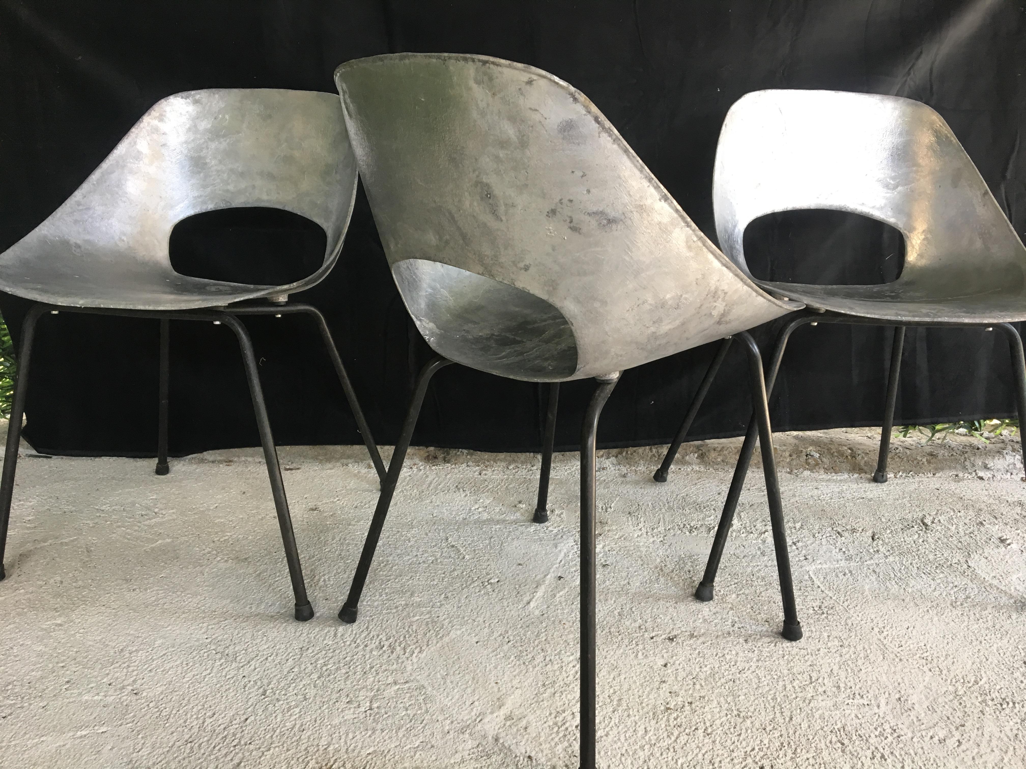 Mid-Century Modern Exceptional Rare Set of 3 