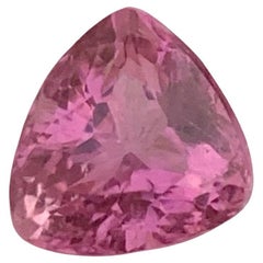 Exceptional Reddish Pink Tourmaline 2.60 carats Trilliant Cut Loose Afghani Gem