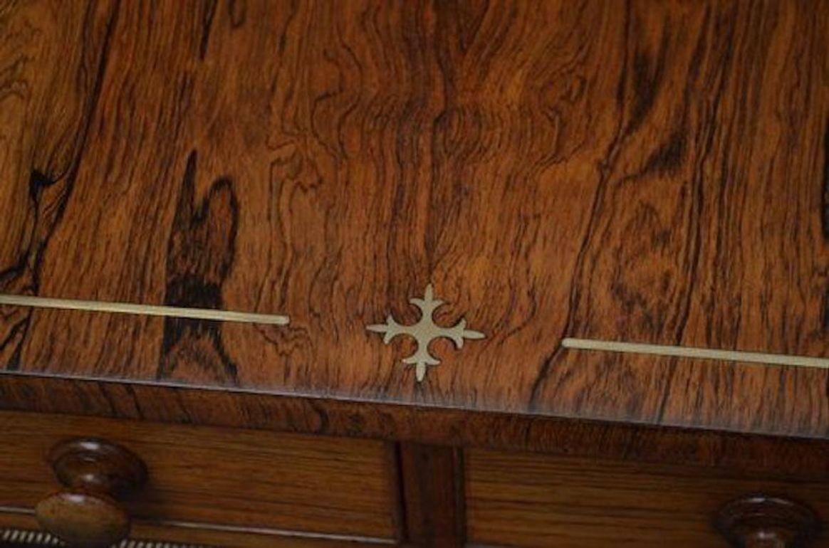 Exceptional Regency Sofa Table in Rosewood In Excellent Condition For Sale In Whaley Bridge, GB