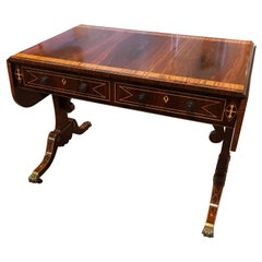 Antique Exceptional Regency Style Console Writing Desk