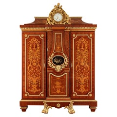 Antique Exceptional L XVI Style Regulator-Wardrobe by Maison Forest, France, Circa 1890