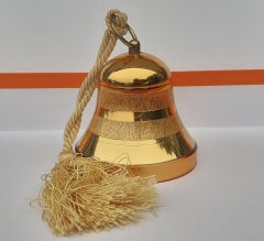 Exceptional Reuge Music Box Christmas Ornament Golden Bell Silent Night