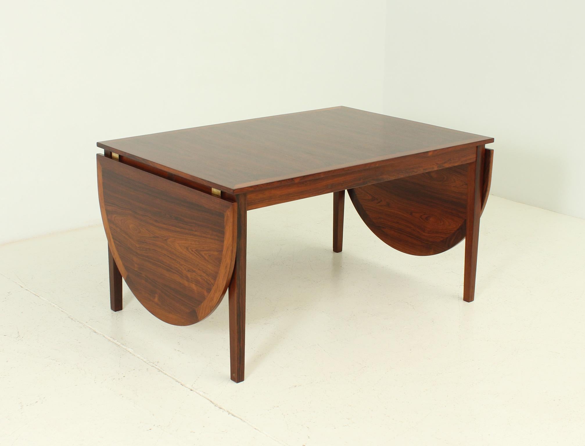 Exceptionnelle table à manger de Kay Winding, Danemark, années 1960 en vente 5