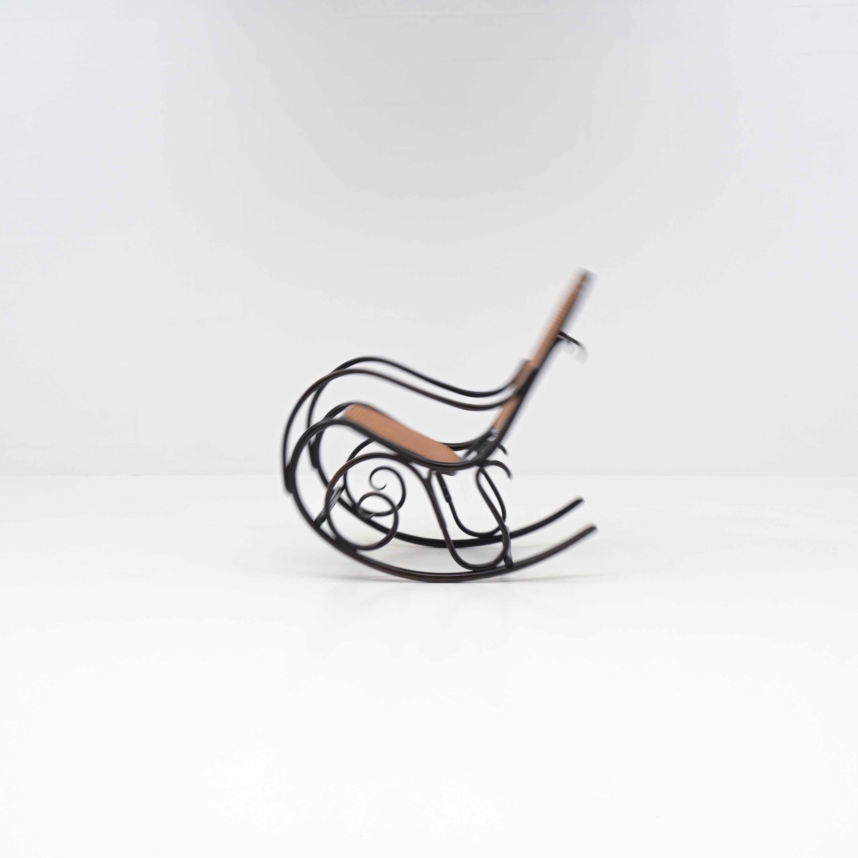 Exceptional Rocking Chair by Thonet For Sale 13