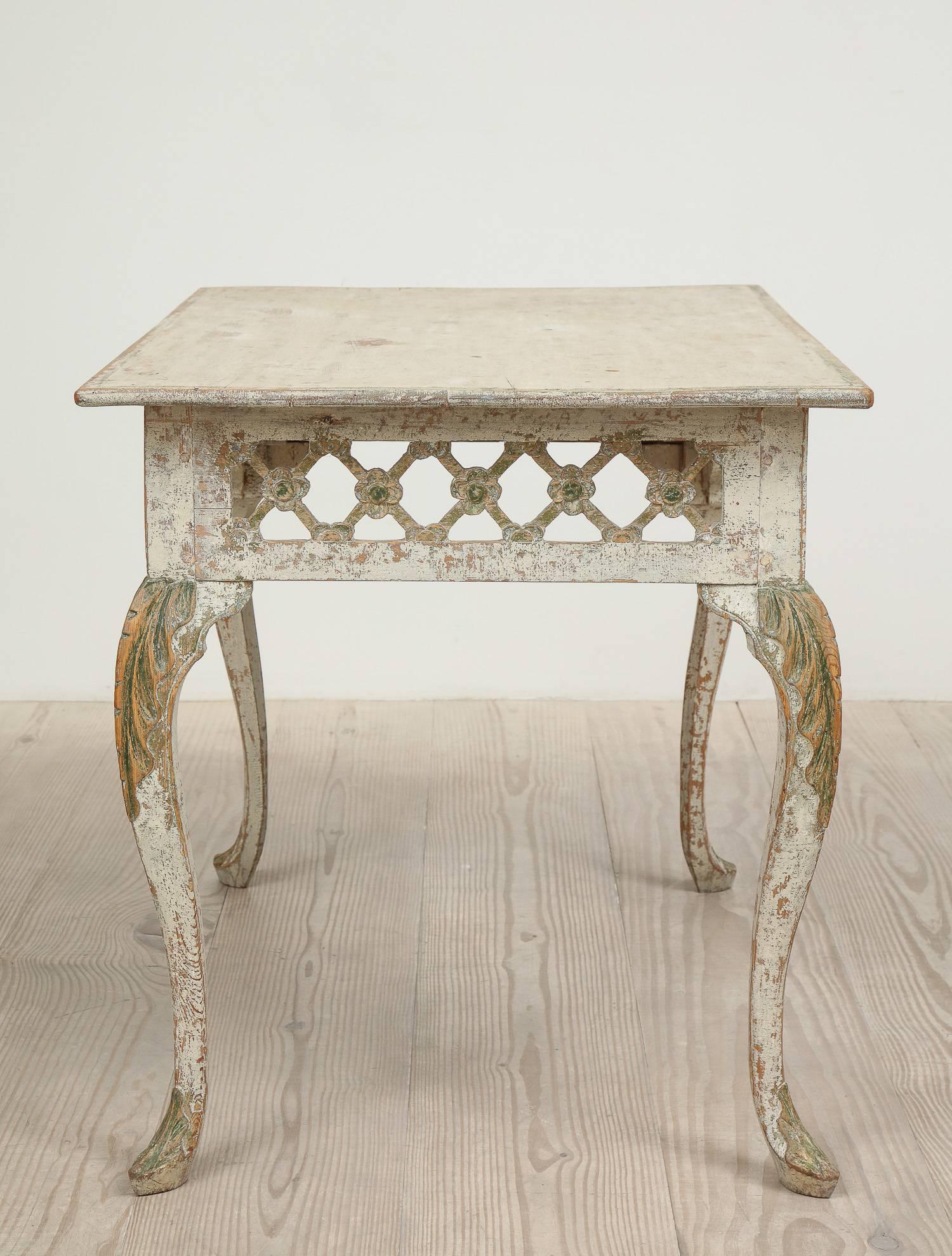 Exceptional Rococo Fretwork Tray or Centre Table, circa 1760, Origin Norway 2