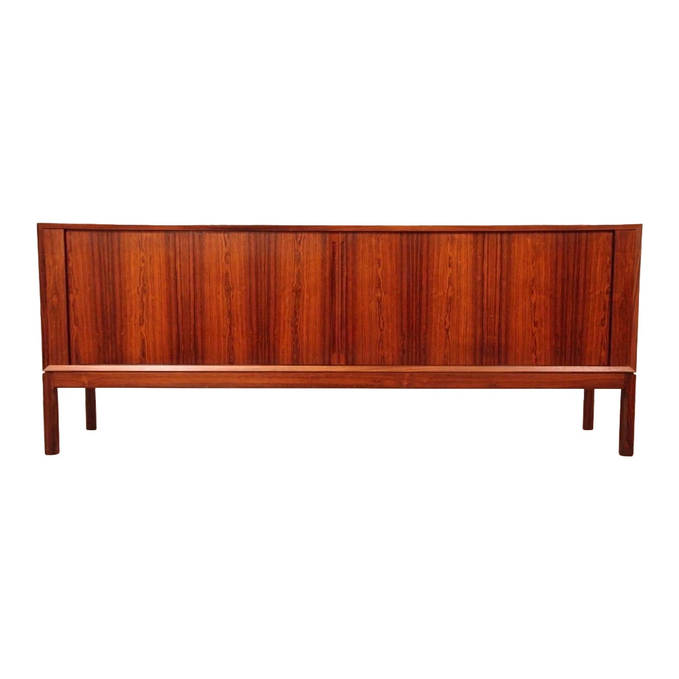 Exceptional Rosewood Danish Modern Credenza by Aksel Kjersgaard For Sale