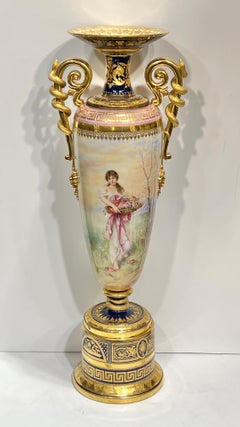 Exceptional Royal Vienna Porcelain Vase