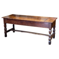 Exceptional Rustic 17th Century French Provincial Farm or Work Table