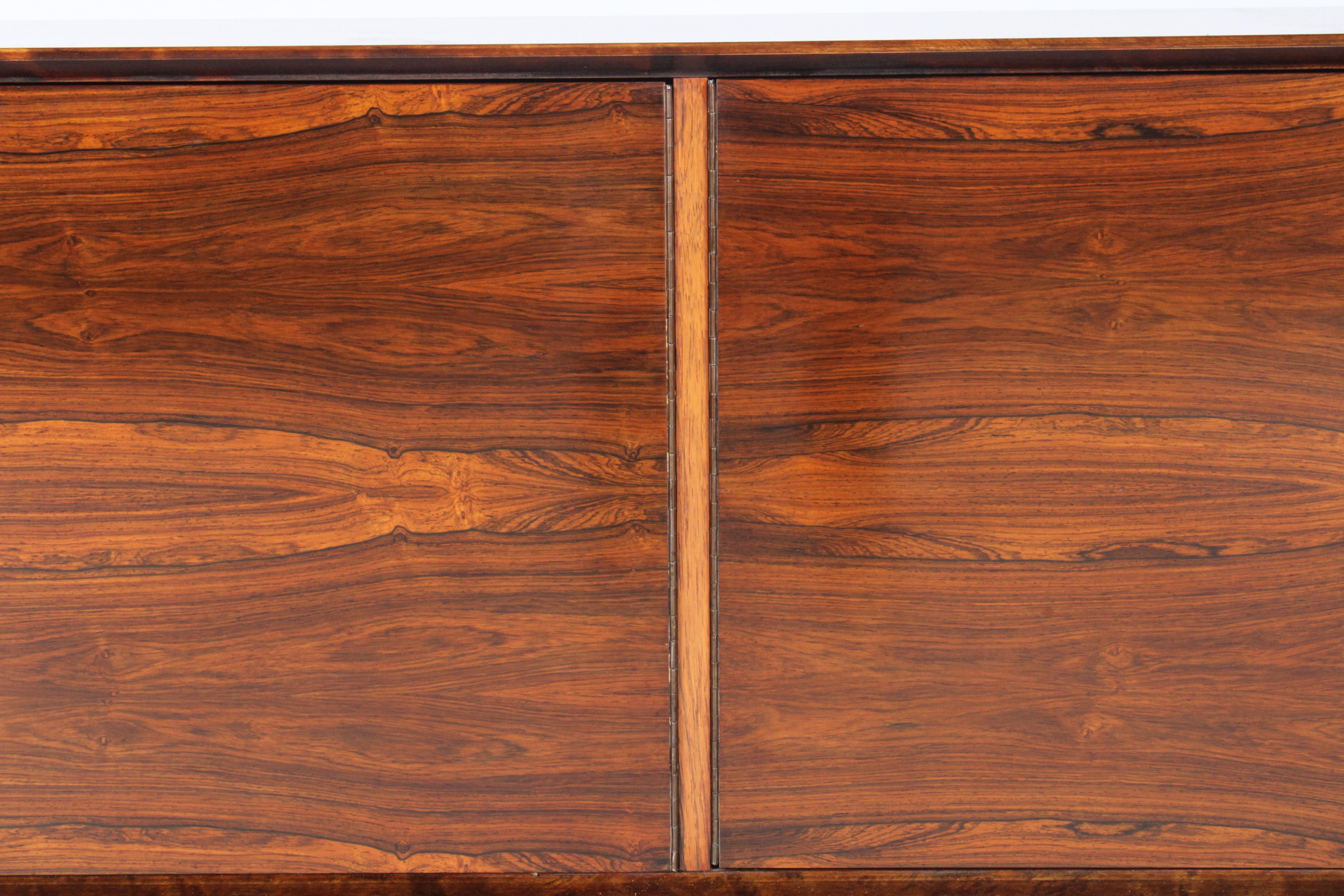 Exceptional Scandinavian  Rio Rosewood Sideboard By Fredrik A Kayser For Sale 5