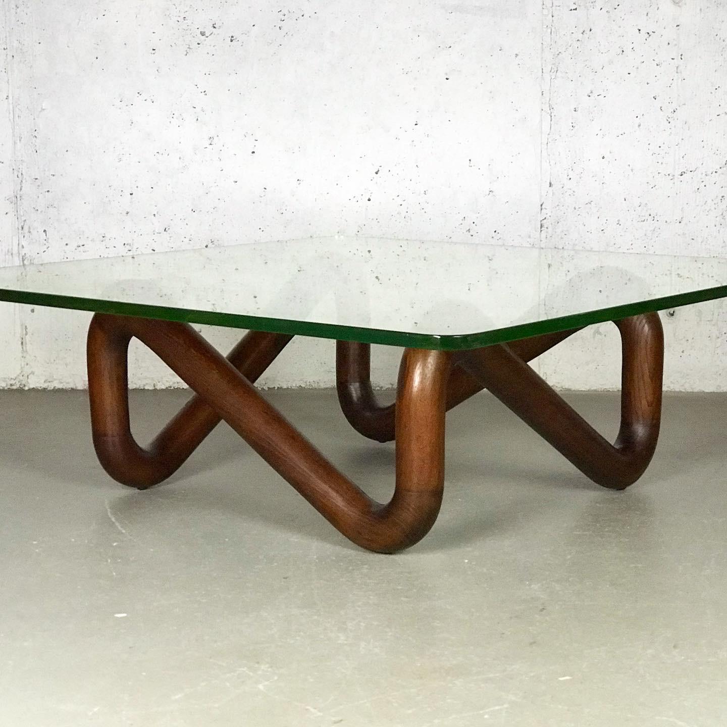 American Exceptional Scarce Sculptural Coffee Table by Harvey Probber