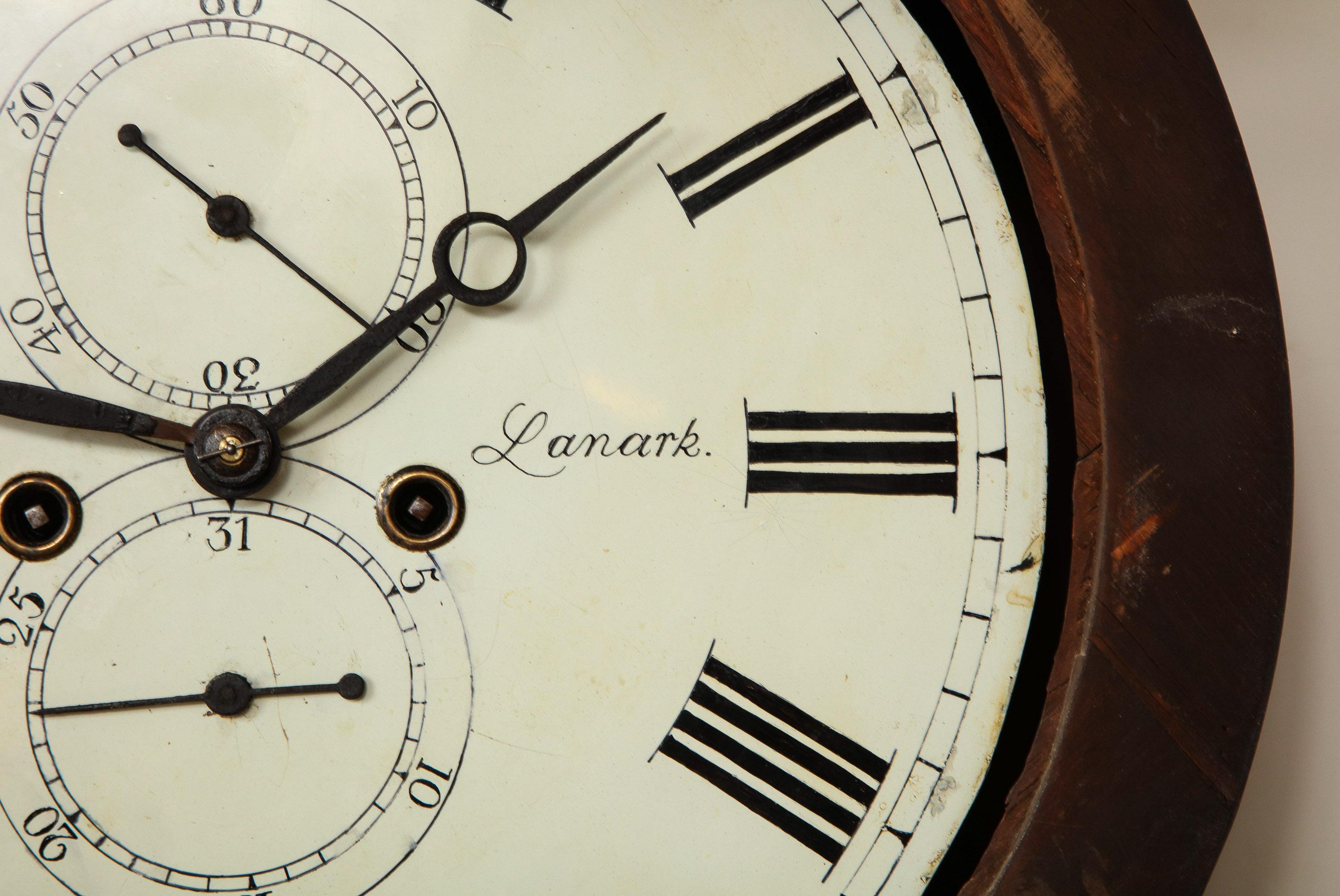 Exceptional Scottish Clock by M. Barr of Lanark Circa 1840- -1850 7