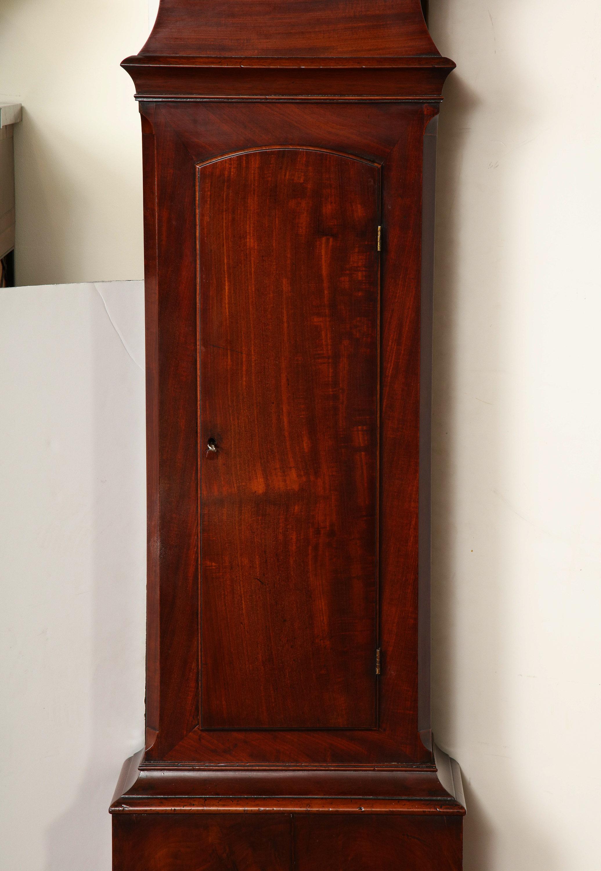 Mahogany Exceptional Scottish Clock by M. Barr of Lanark Circa 1840- -1850