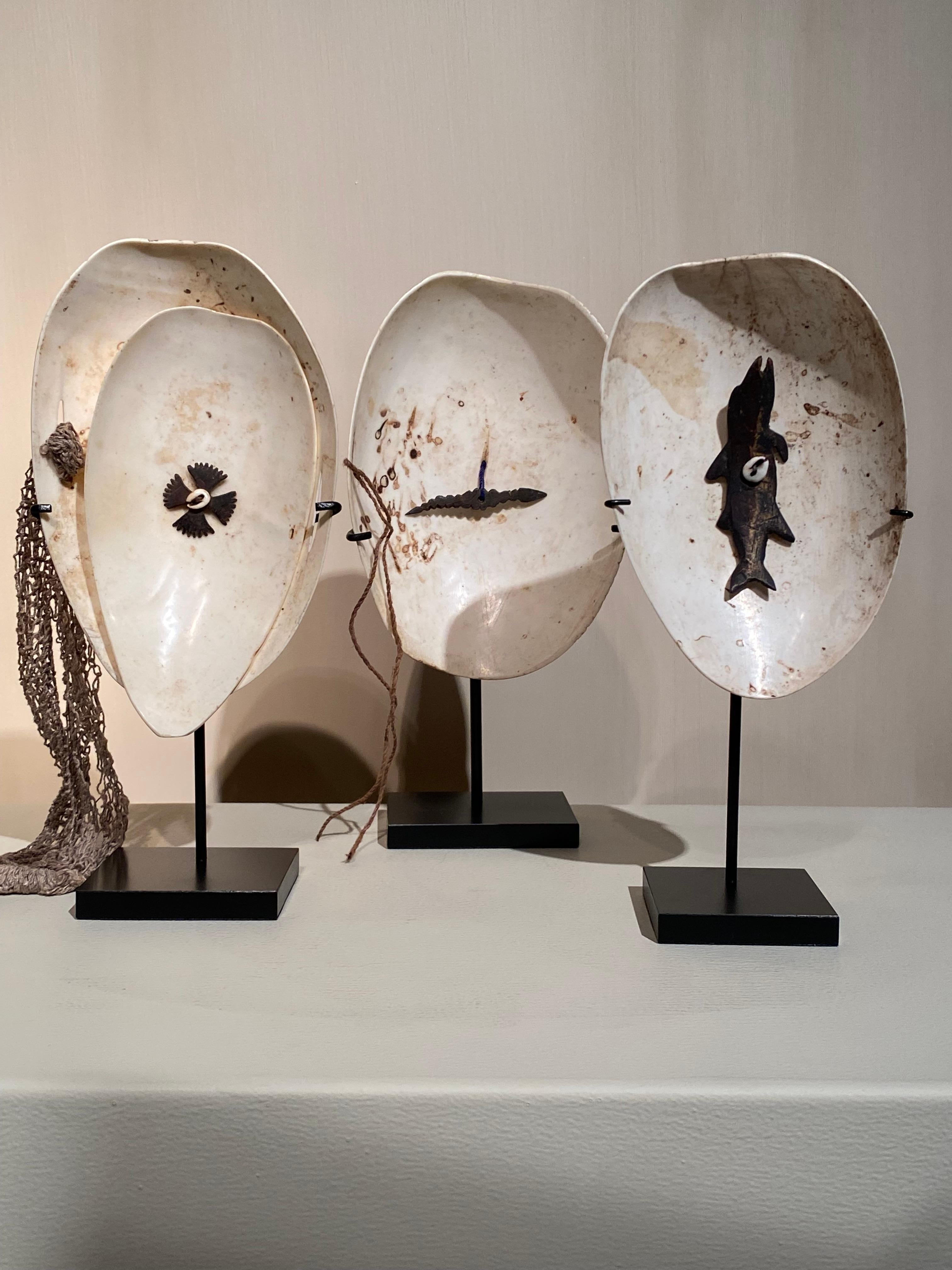 Asian Exceptional set of 3 Ceremonial Objects from Papua New Guinea For Sale