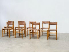 Exceptional set of eight dining chairs by Ibisco Sedie
