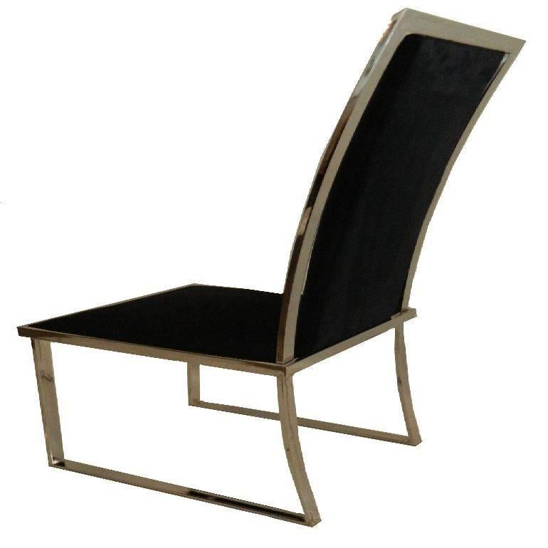 Mid-Century Modern Exceptional Set of Ten Michel Mangematin Chairs For Sale