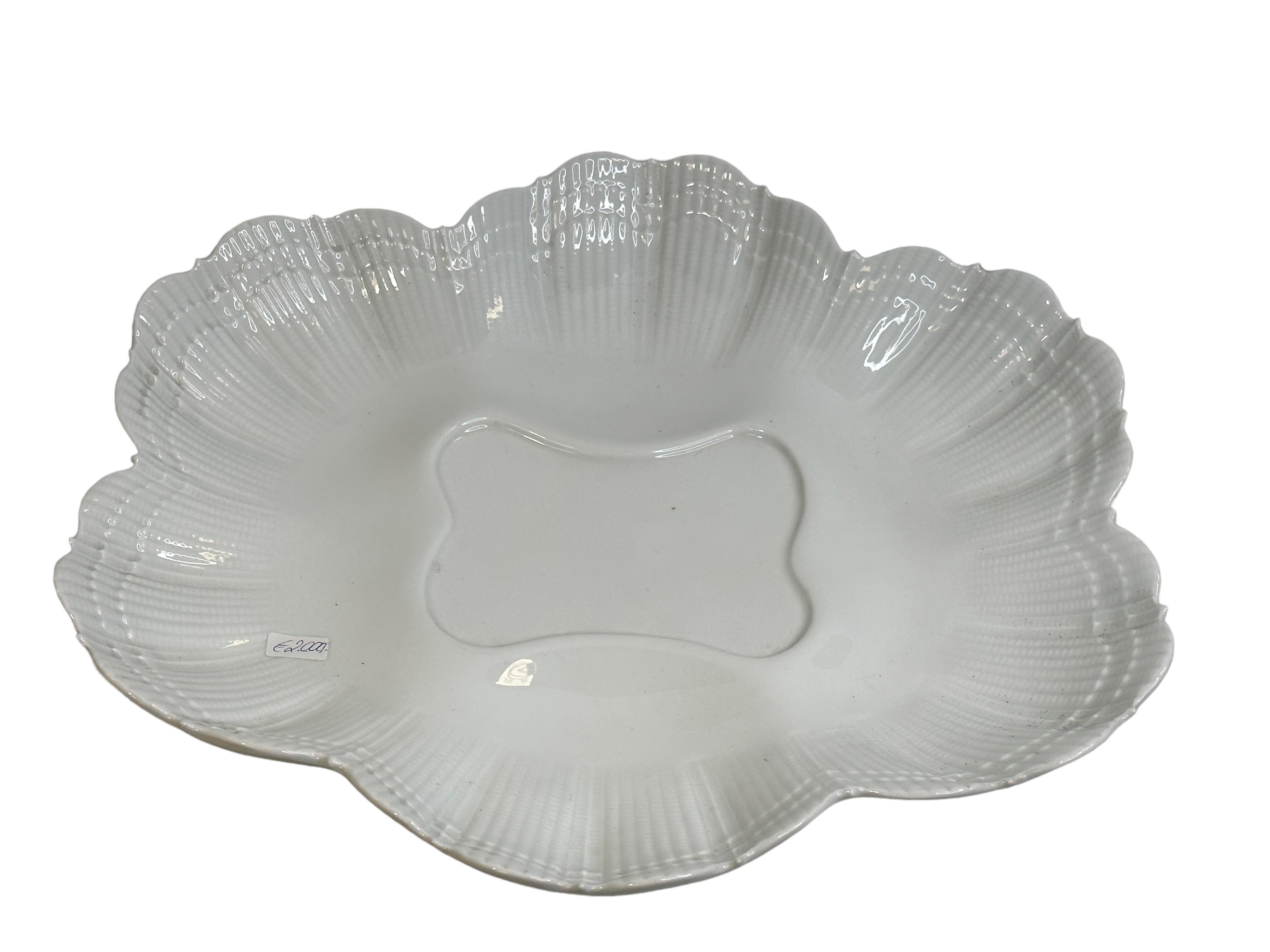Exceptional Shell Shaped Limoges China Porcelain Soup Tureen with Dolphin Decor For Sale 6